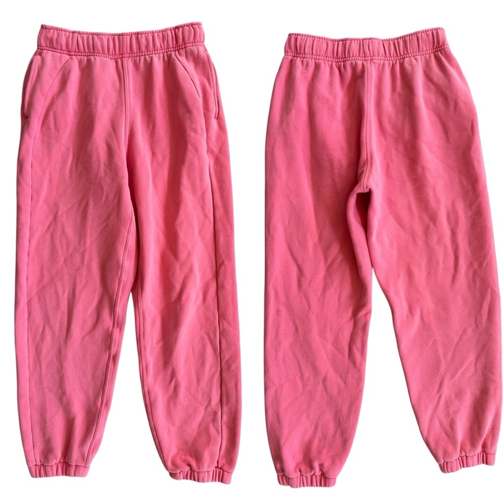 Lululemon Scuba Mid Rise Oversized Jogger Sweatpants in Sakura Pink Size XXS